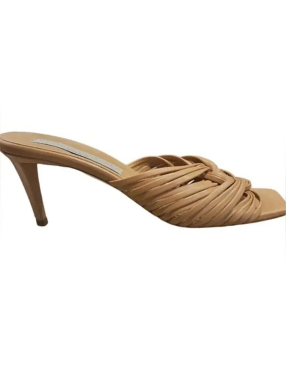 Stella McCartney SZ 37.5 Knotted Strappy Mule 2.5